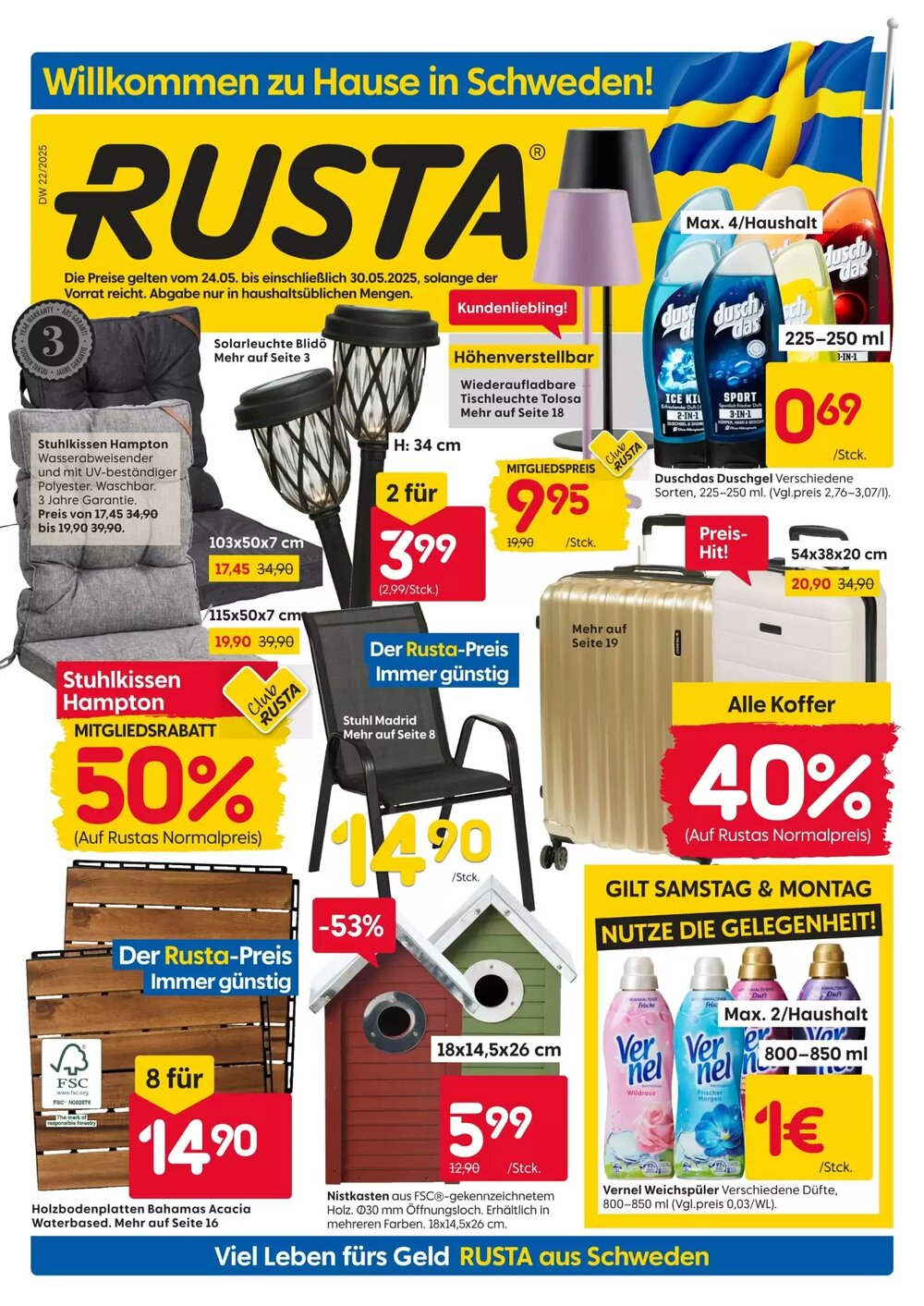 Rusta Prospekt (ab 24.05.2025) zum Blättern - Seite 1