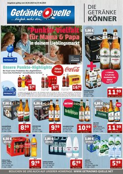 Getränke Quelle Prospekt (ab 25.05.2025) zum Blättern