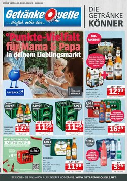 Getränke Quelle Prospekt (ab 25.05.2025) zum Blättern