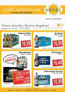 Getränke Göbel Prospekt (ab 26.05.2025) zum Blättern