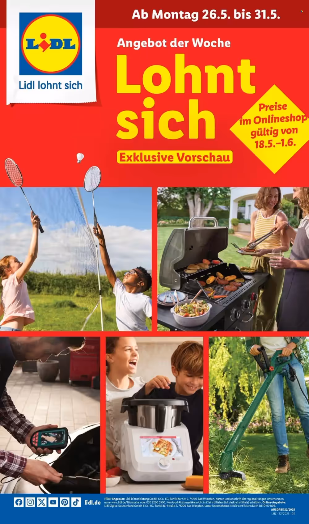 Lidl Prospekt (ab 26.05.2025) zum Blättern - Seite 1