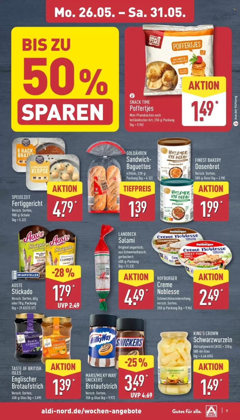 Aldi Nord Prospekt (ab 26.05.2025) zum Blättern - Seite 9