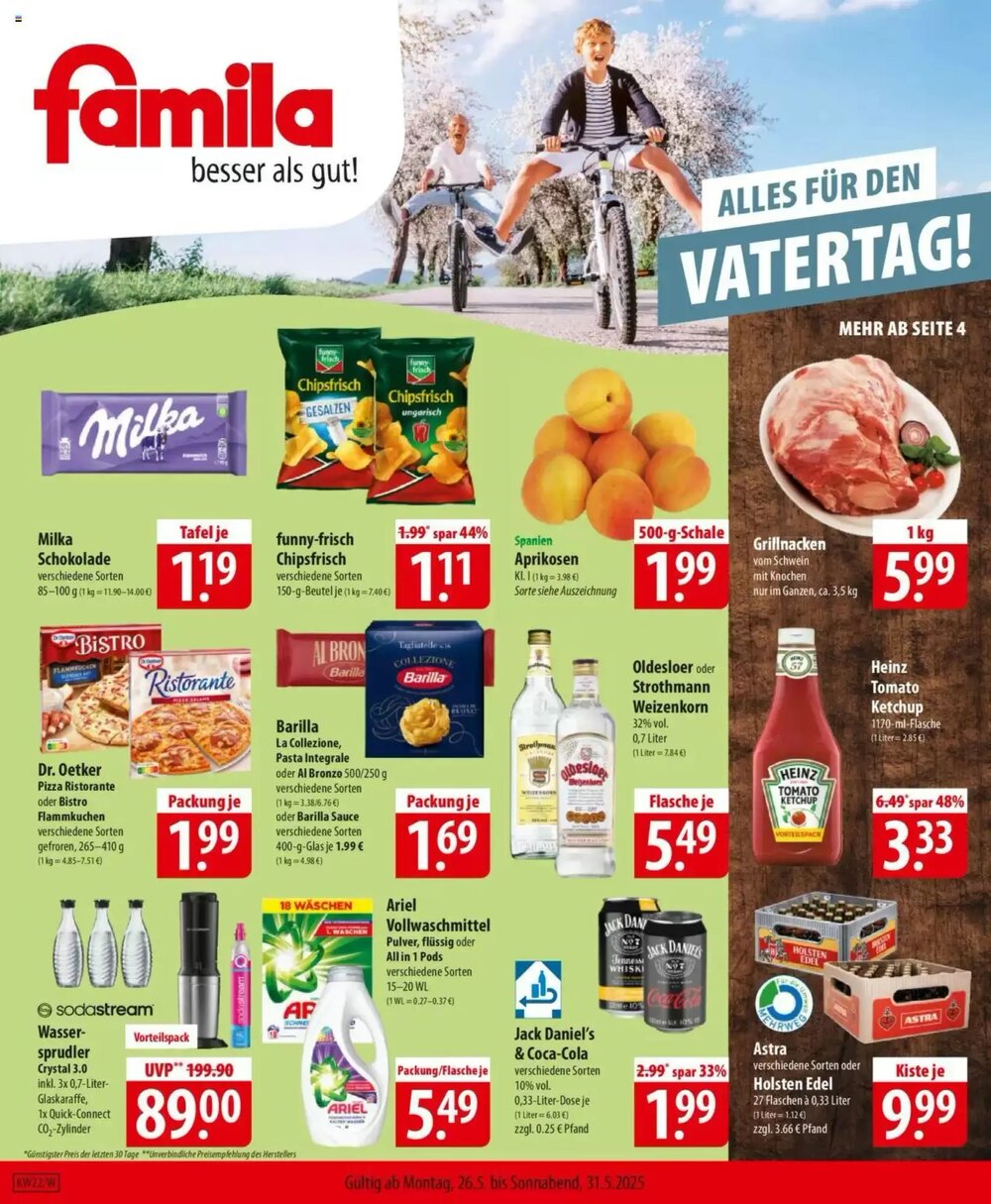 Famila Nord Ost Prospekt (ab 26.05.2025) zum Blättern - Seite 1