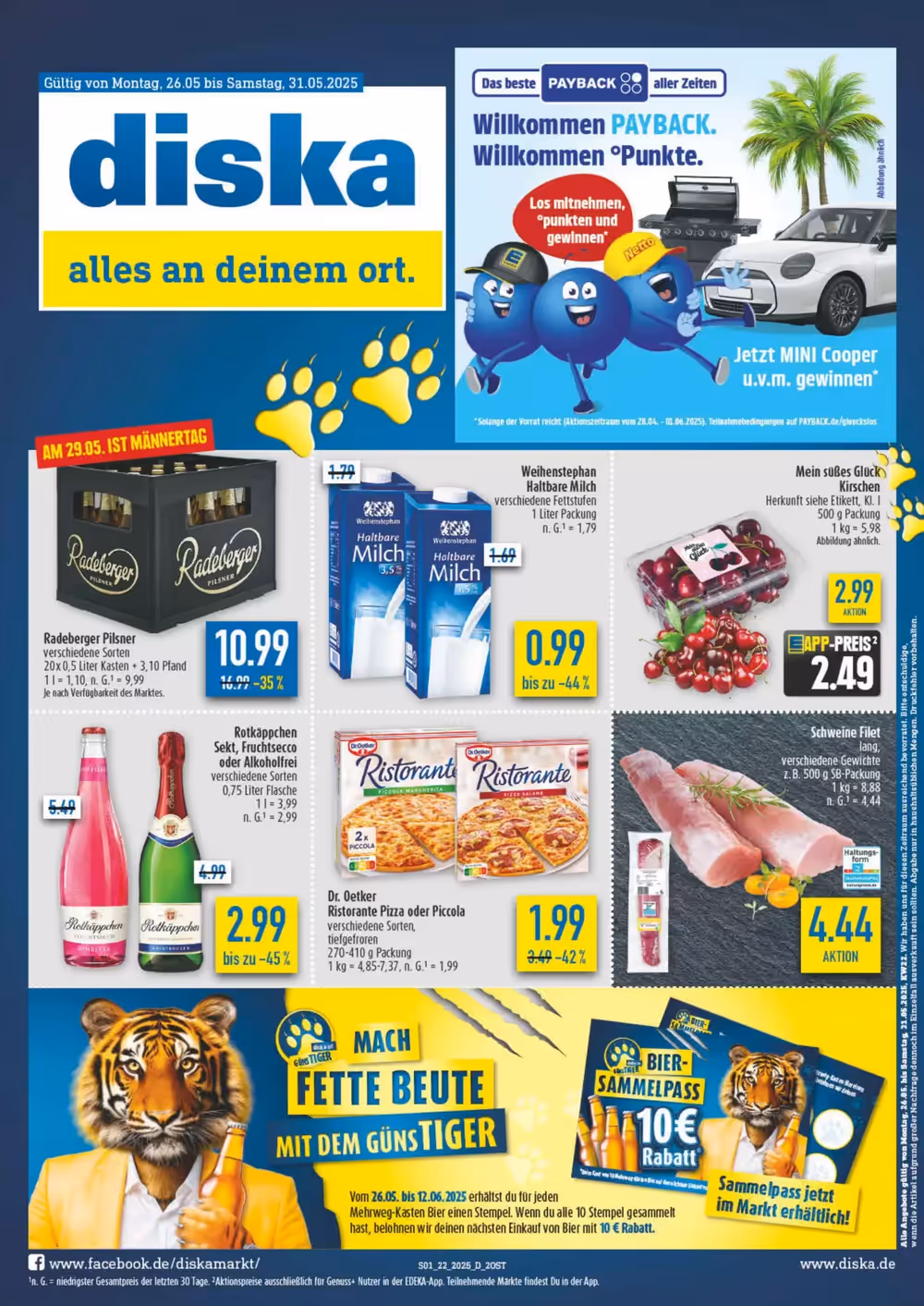 diska Prospekt (ab 26.05.2025) zum Blättern - Seite 1