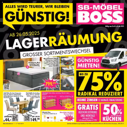 Möbel Boss Prospekt (ab 26.05.2025) zum Blättern