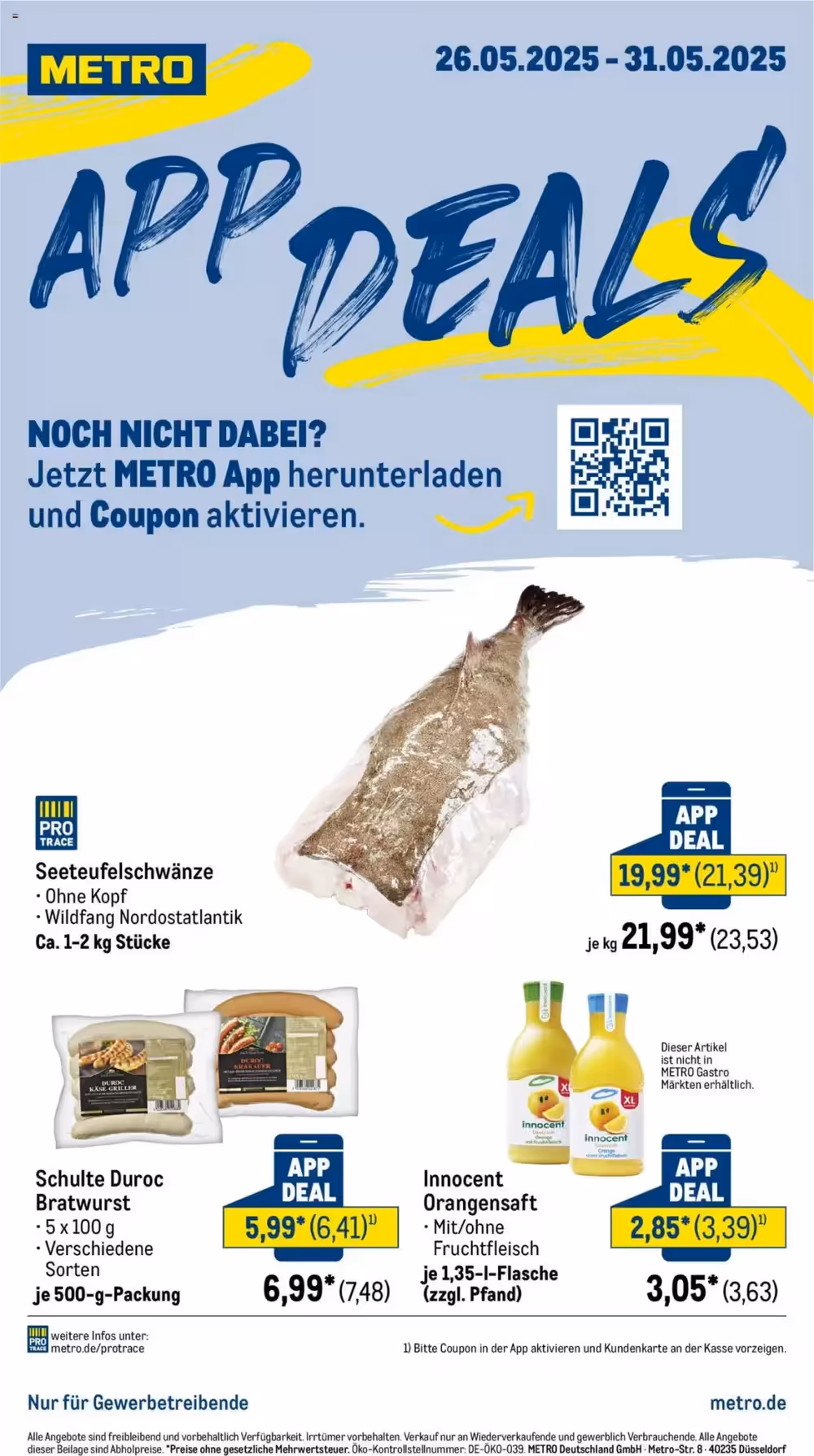 METRO Prospekt (ab 26.05.2025) zum Blättern - Seite 1