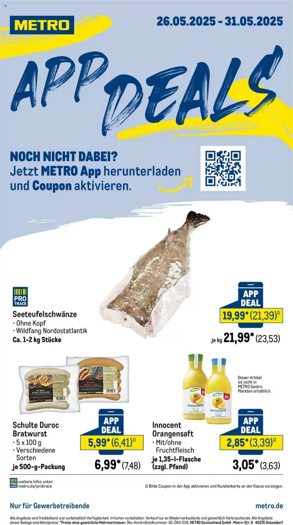 METRO Prospekt (ab 26.05.2025) zum Blättern - Seite 1
