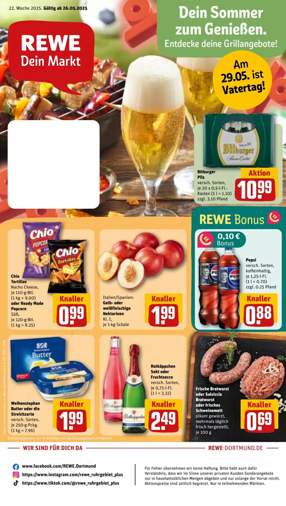 REWE Kaufpark Prospekt (ab 26.05.2025) zum Blättern - Seite 1