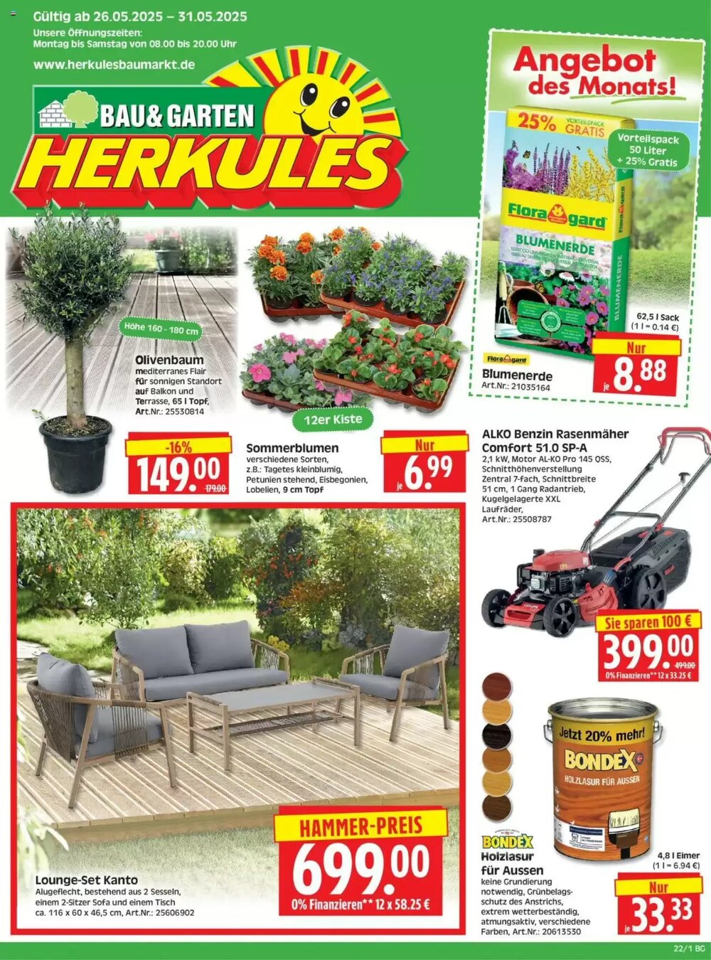 Edeka Herkules Prospekt (ab 26.05.2025) zum Blättern - Seite 1