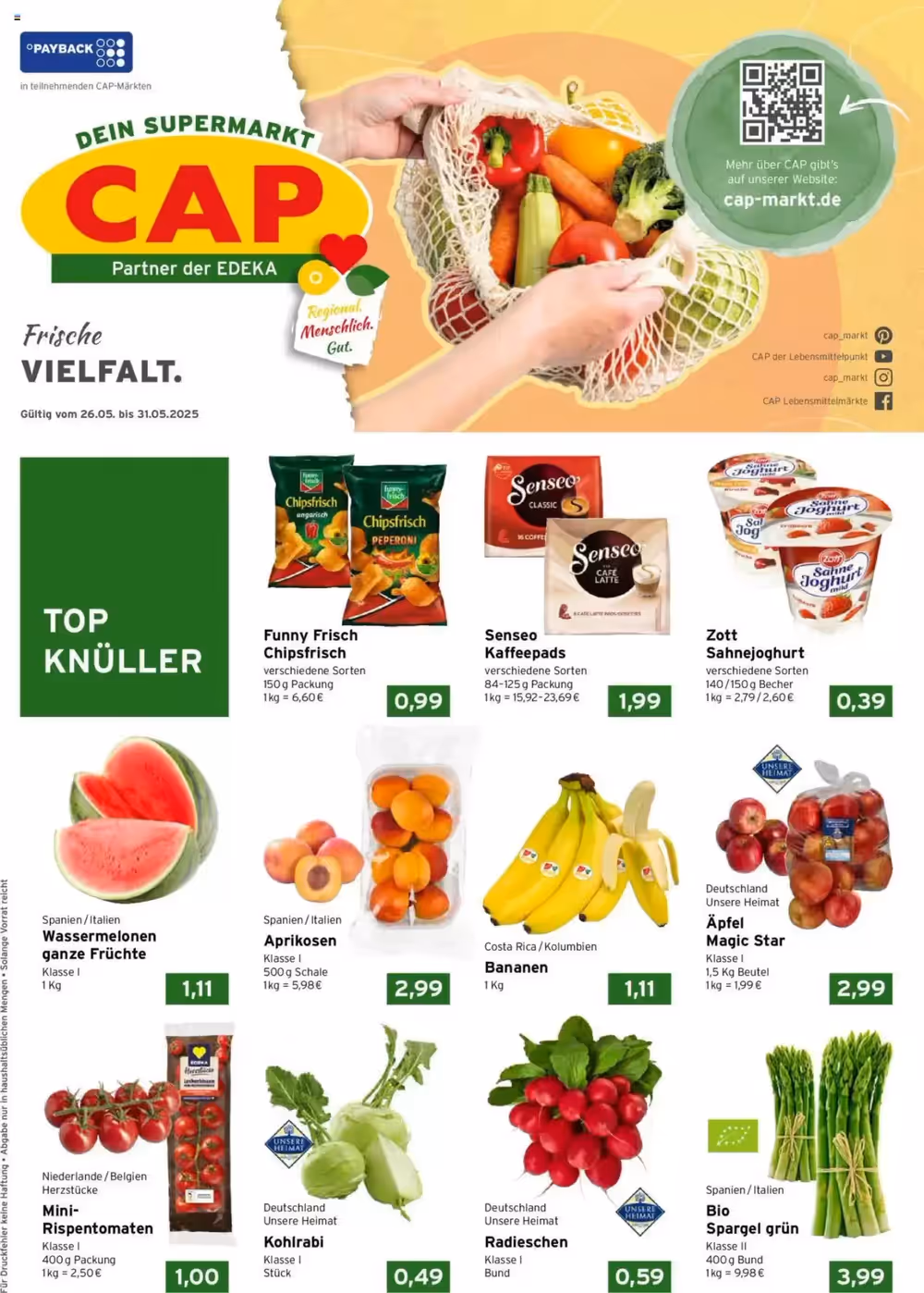 CAP Markt Prospekt (ab 26.05.2025) zum Blättern - Seite 1