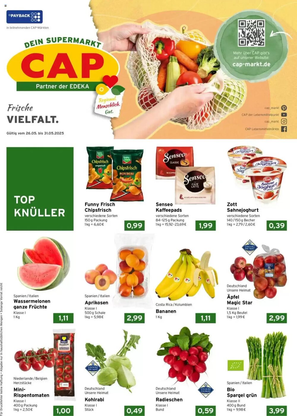 CAP Markt Prospekt (ab 26.05.2025) zum Blättern - Seite 1