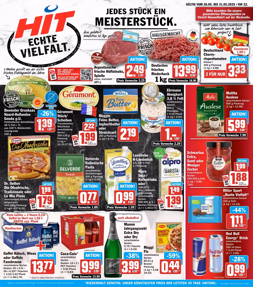 Hit Prospekt (ab 26.05.2025) zum Blättern - Seite 1
