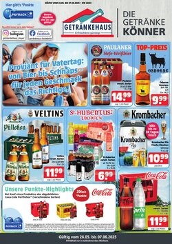 Getränkehaus Prospekt (ab 26.05.2025) zum Blättern
