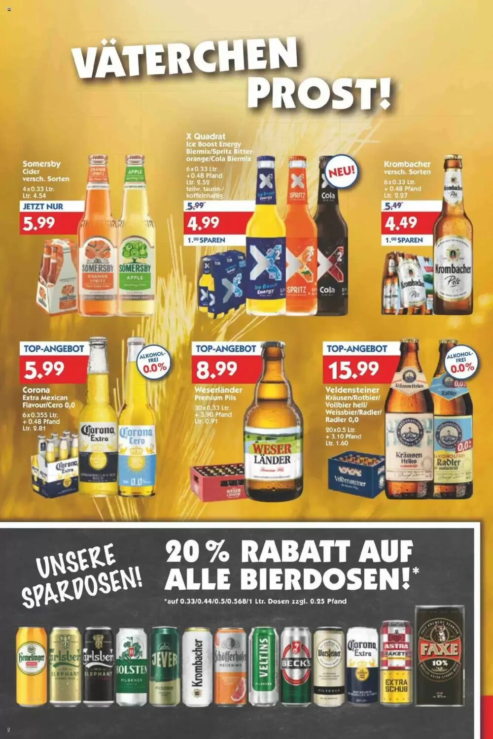 Hol'ab Getränkemarkt Prospekt (ab 26.05.2025) zum Blättern - Seite 2