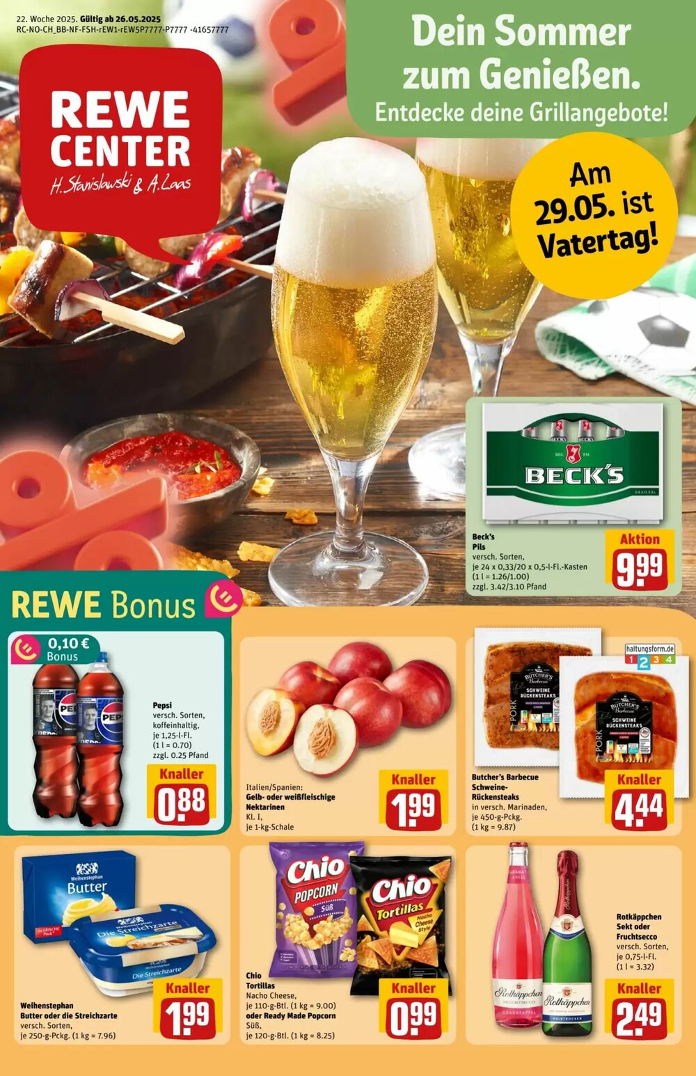 REWE Center Prospekt (ab 26.05.2025) zum Blättern - Seite 1