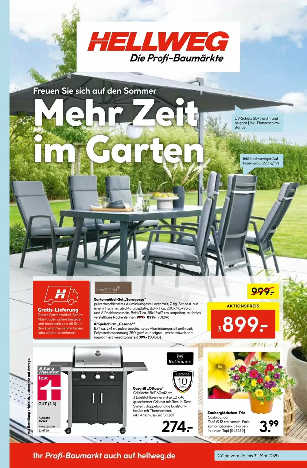 Hellweg Prospekt (ab 26.05.2025) zum Blättern - Seite 1