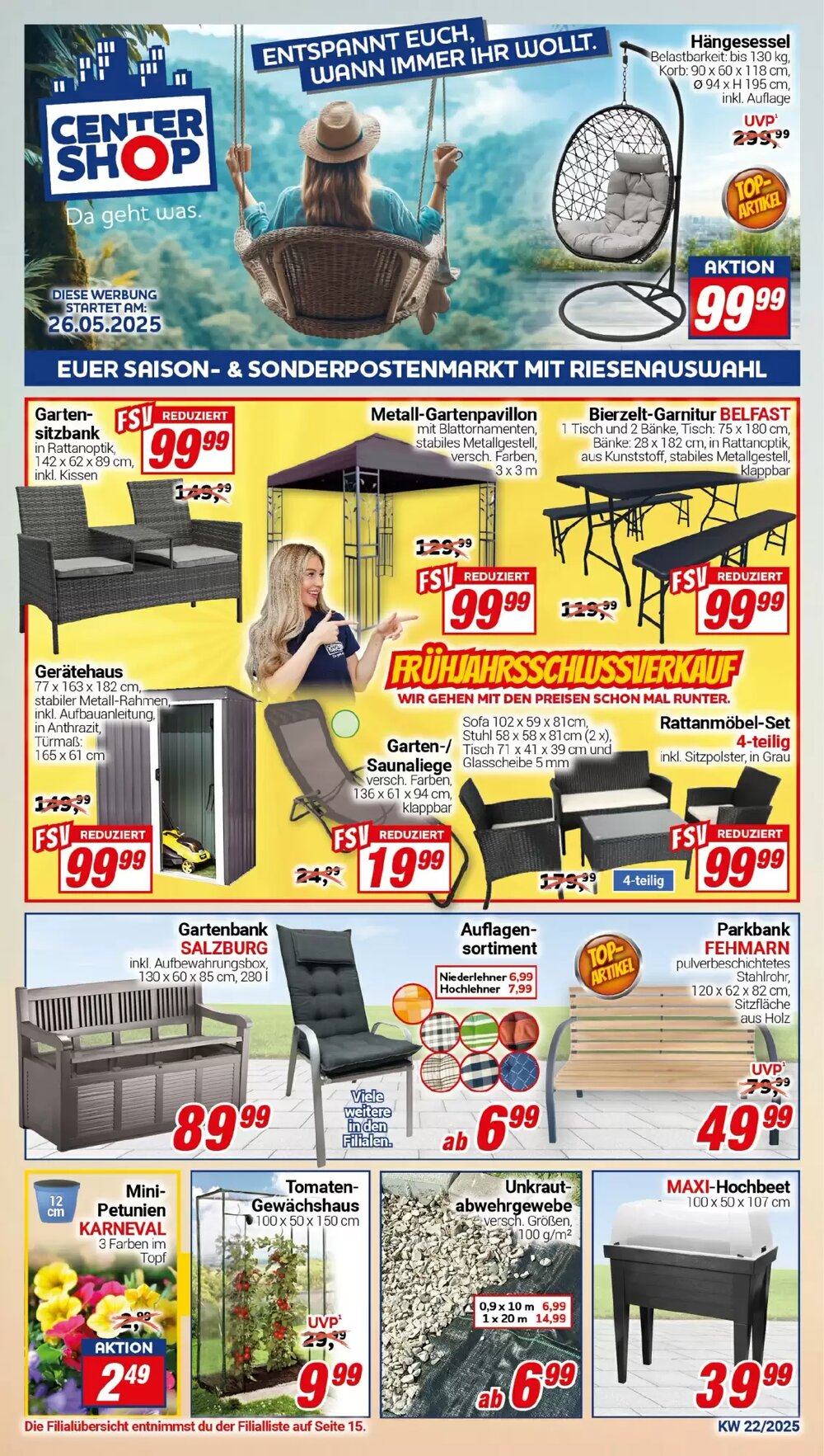 CENTERSHOP Prospekt (ab 26.05.2025) zum Blättern - Seite 1