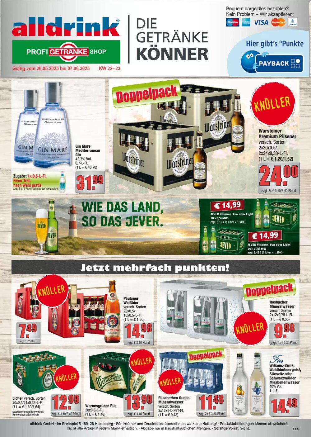 alldrink Prospekt (ab 26.05.2025) zum Blättern - Seite 1
