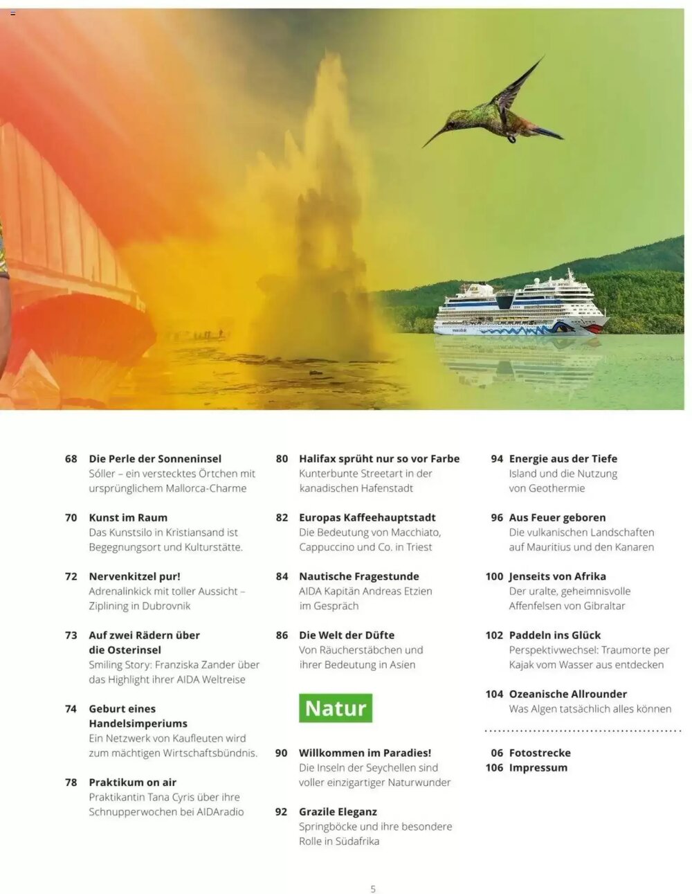 Aida Cruises Prospekt (ab 26.05.2025) zum Blättern - Seite 5