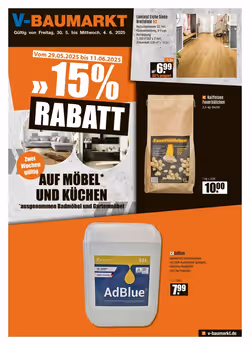 V Baumarkt Prospekt (ab 30.05.2025) zum Blättern