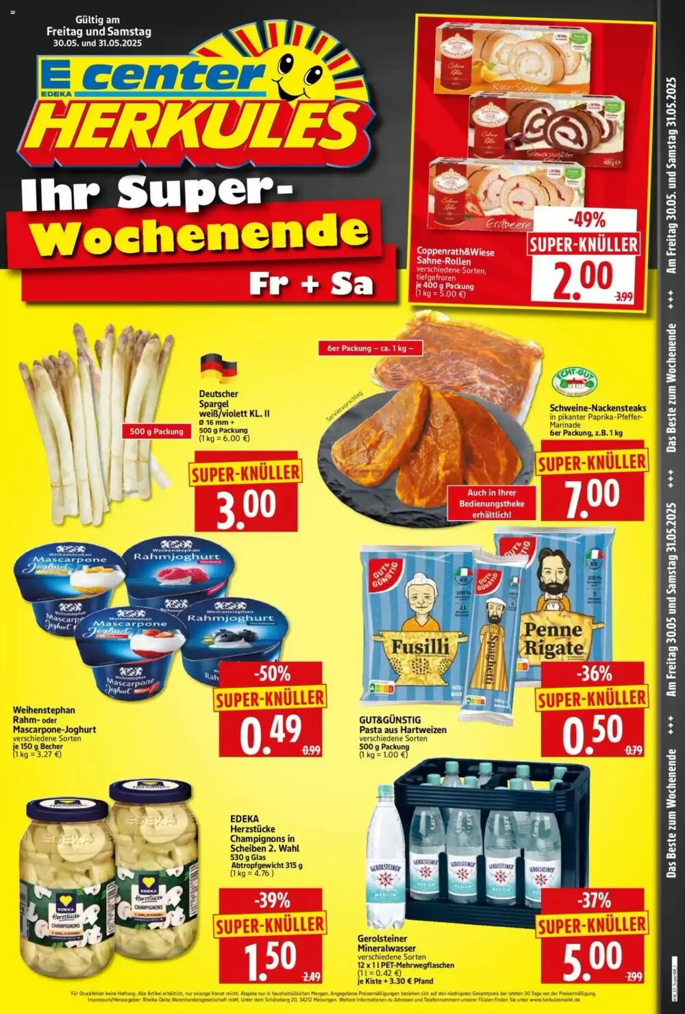Edeka Herkules Prospekt (ab 30.05.2025) zum Blättern - Seite 1