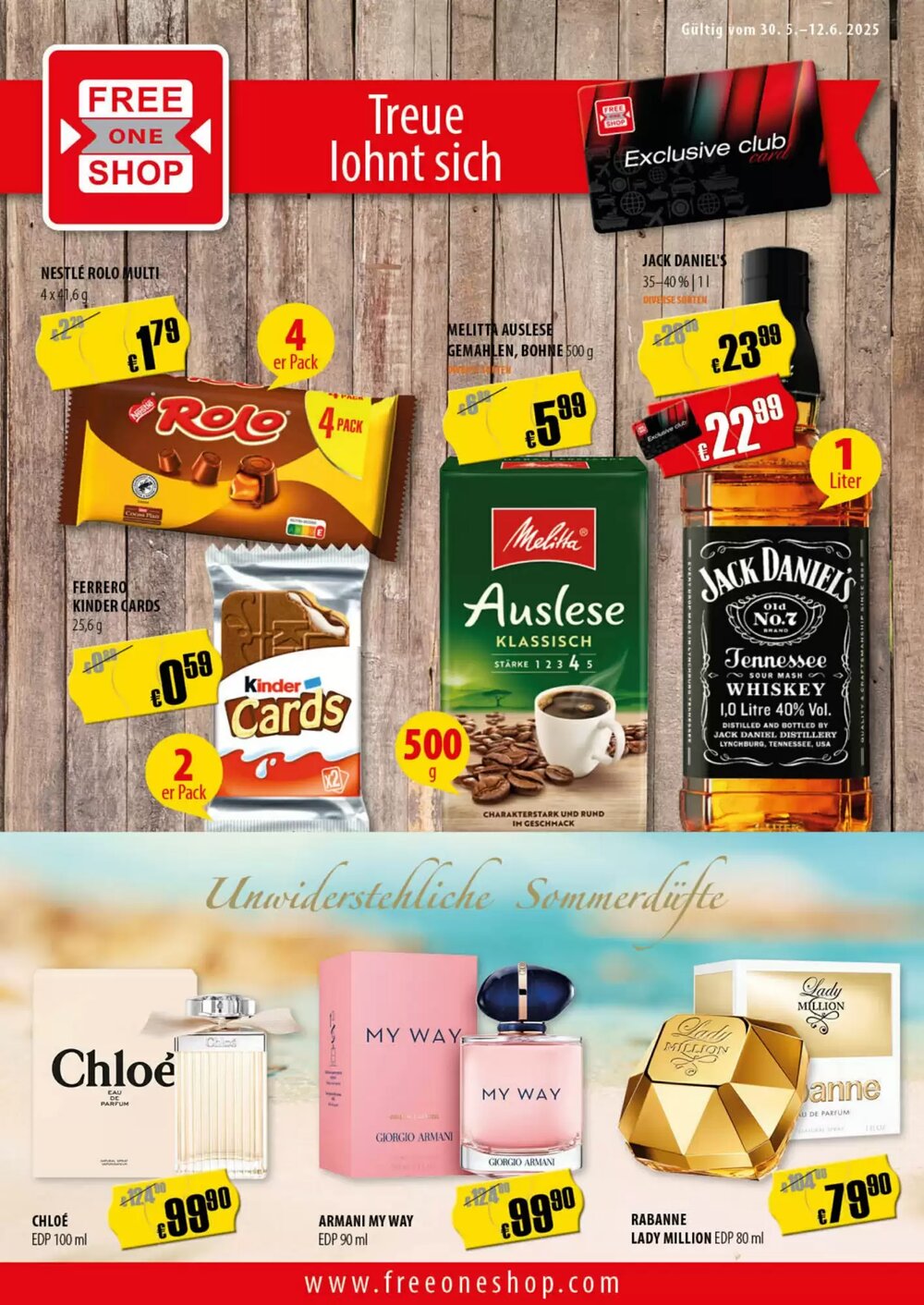 FreeOneShop Prospekt (ab 30.05.2025) zum Blättern - Seite 1