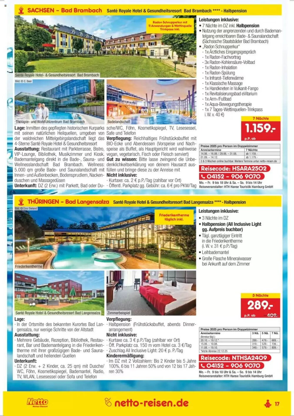 Netto Reisen Prospekt (ab 30.05.2025) zum Blättern - Seite 17