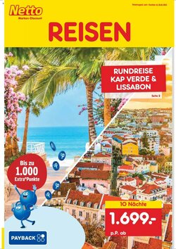 Netto Reisen Prospekt (ab 30.05.2025) zum Blättern