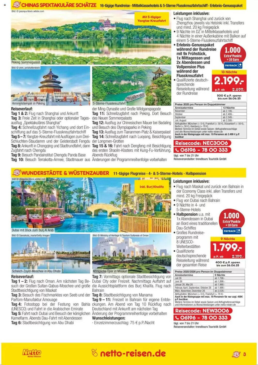 Netto Reisen Prospekt (ab 30.05.2025) zum Blättern - Seite 3
