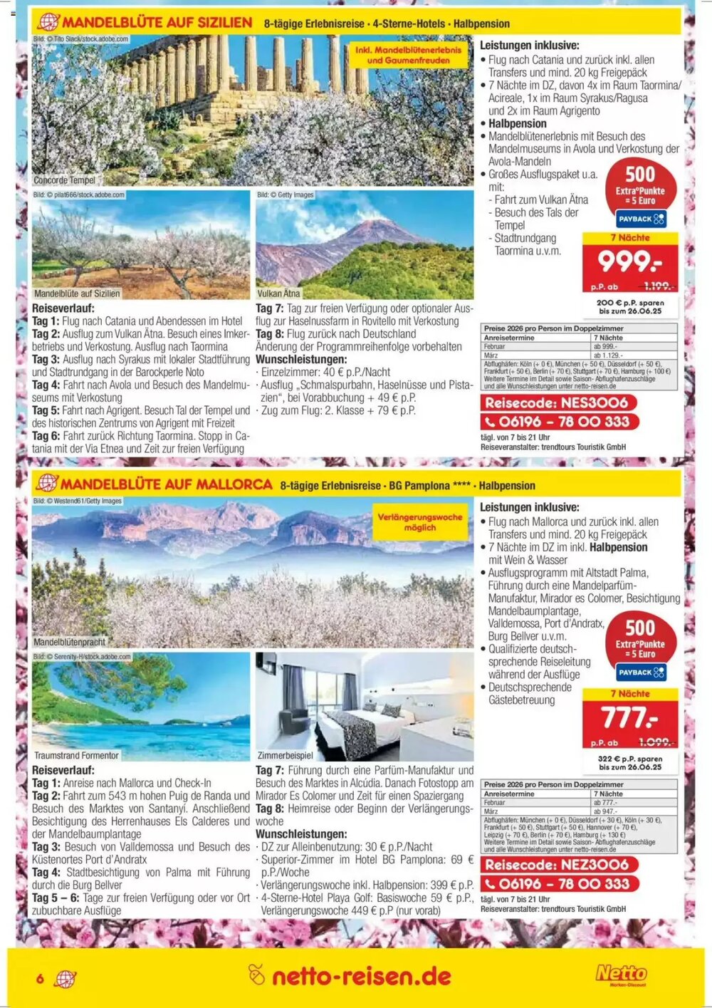 Netto Reisen Prospekt (ab 30.05.2025) zum Blättern - Seite 6