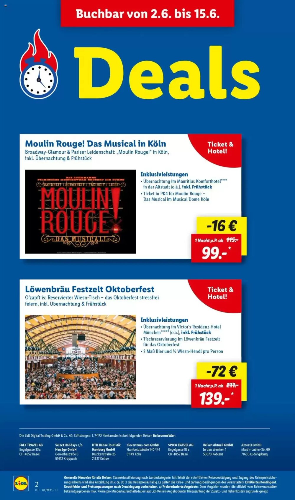 Lidl Reisen Prospekt (ab 30.05.2025) zum Blättern - Seite 2