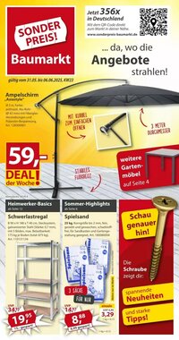 Sonderpreis Baumarkt Prospekt (ab 31.05.2025) zum Blättern