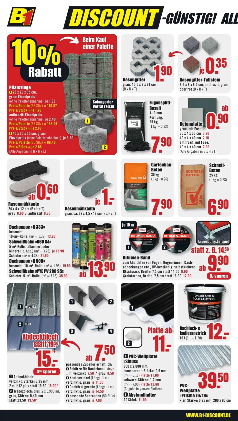 B1 Discount Baumarkt Prospekt (ab 31.05.2025) zum Blättern - Seite 4