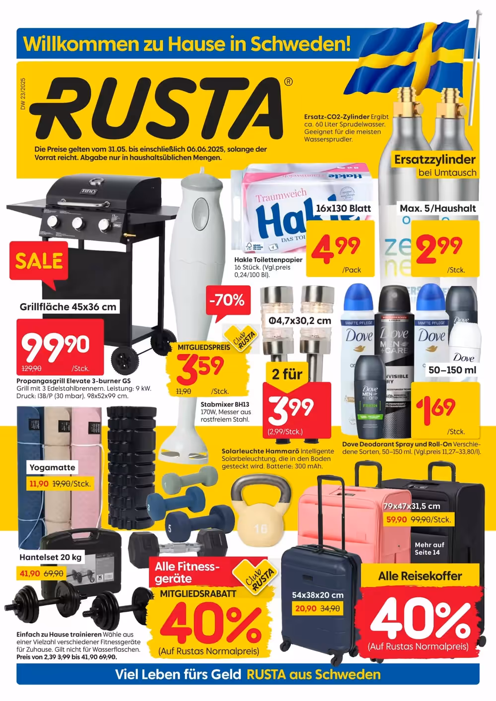 Rusta Prospekt (ab 31.05.2025) zum Blättern - Seite 1
