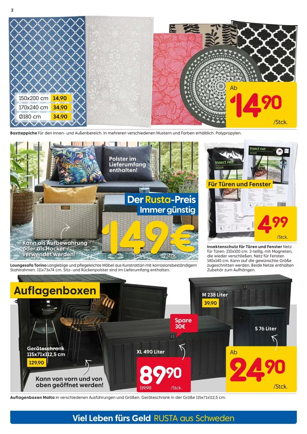 Rusta Prospekt (ab 31.05.2025) zum Blättern - Seite 2