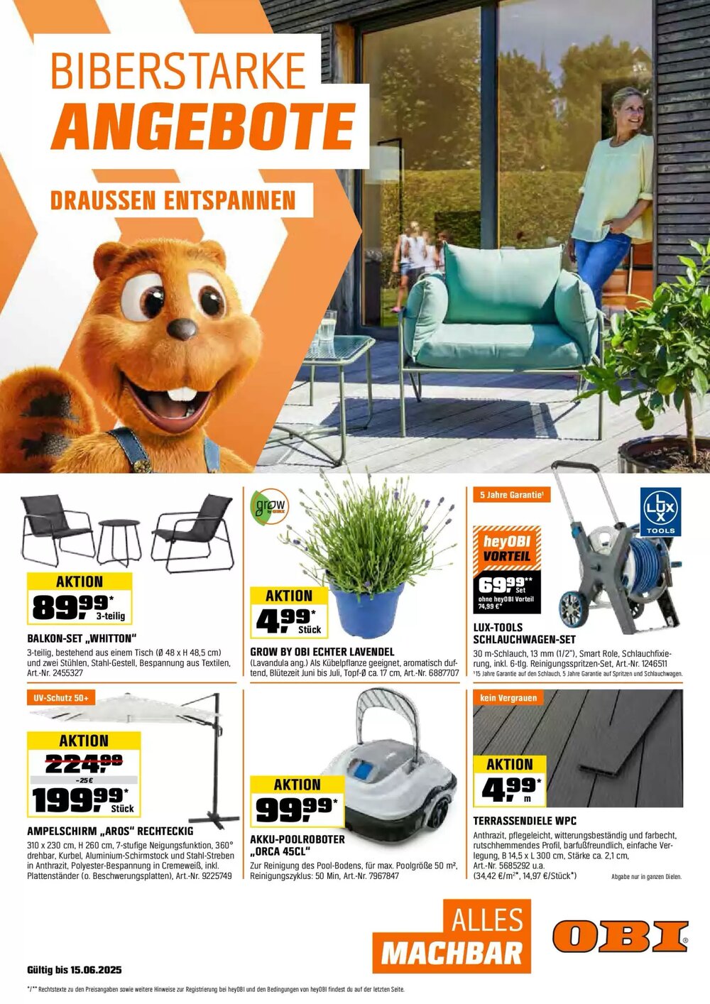 OBI Prospekt (ab 31.05.2025) zum Blättern - Seite 1