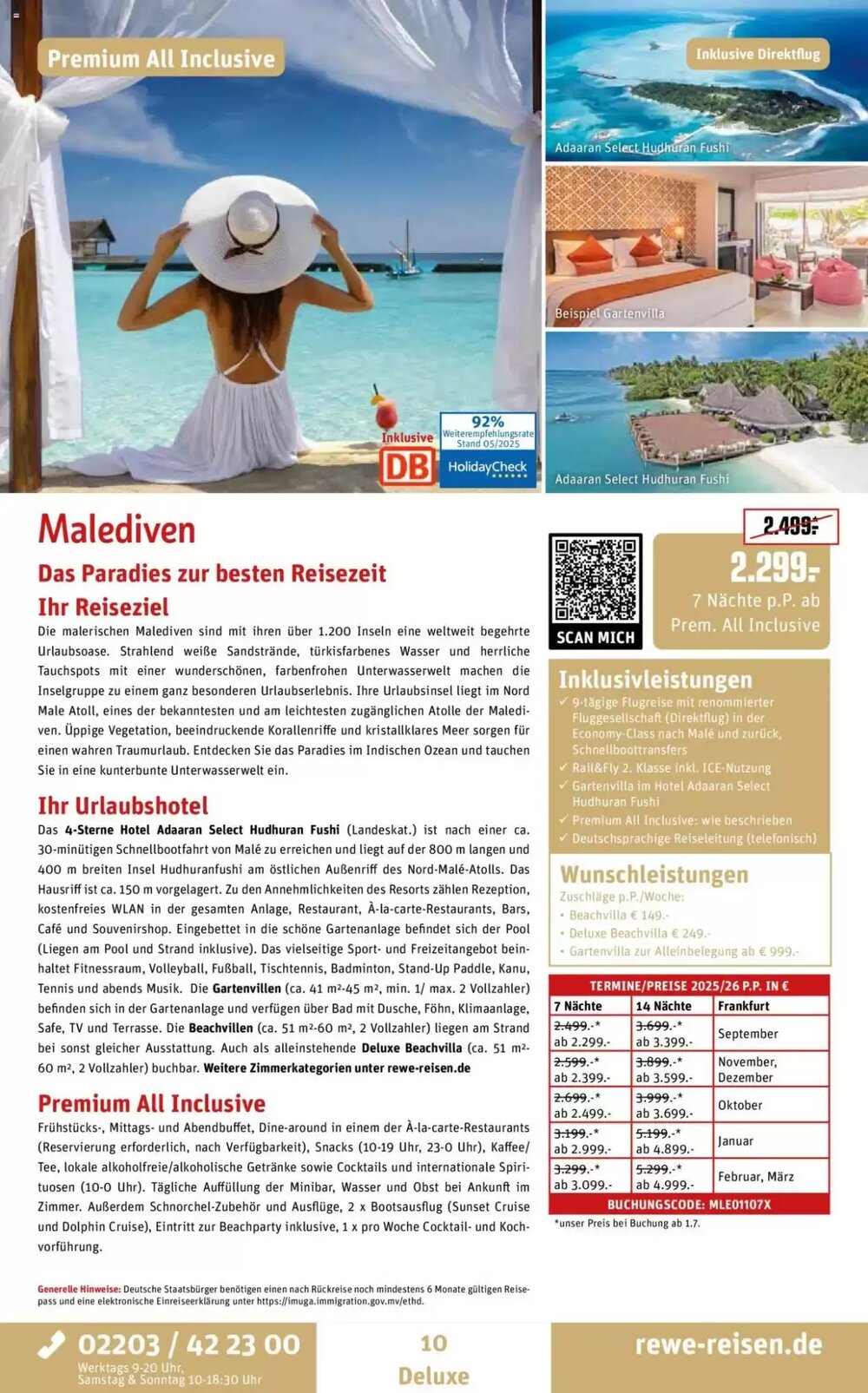 REWE Reisen Prospekt (ab 01.06.2025) zum Blättern - Seite 10