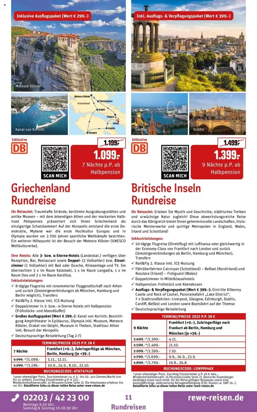 REWE Reisen Prospekt (ab 01.06.2025) zum Blättern - Seite 11