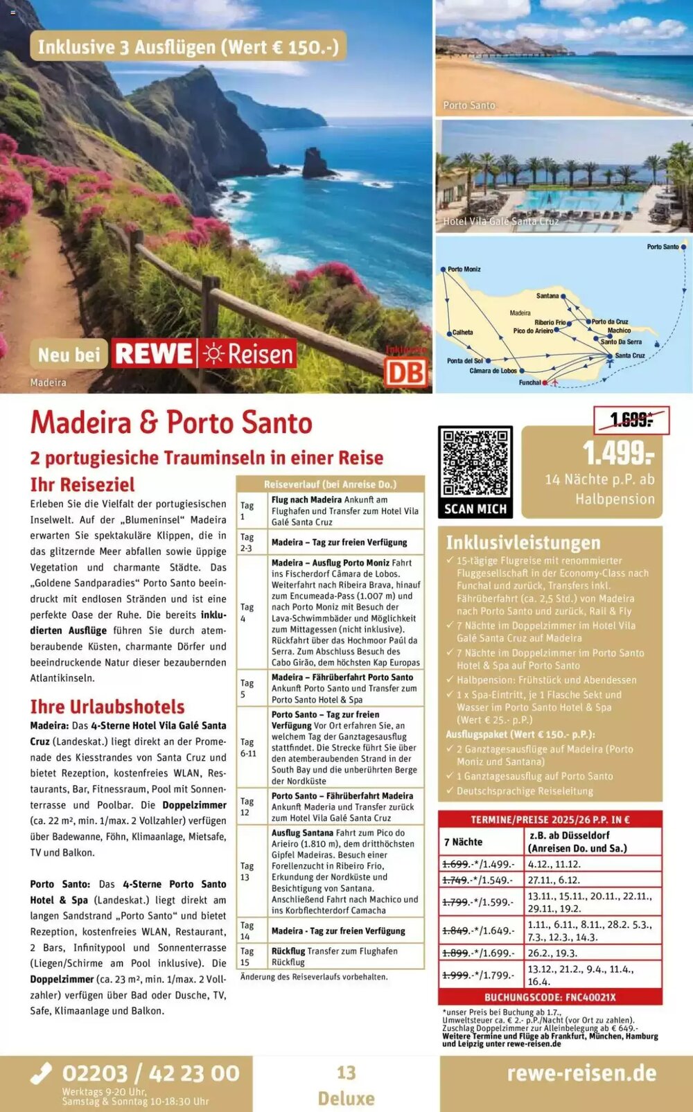 REWE Reisen Prospekt (ab 01.06.2025) zum Blättern - Seite 13