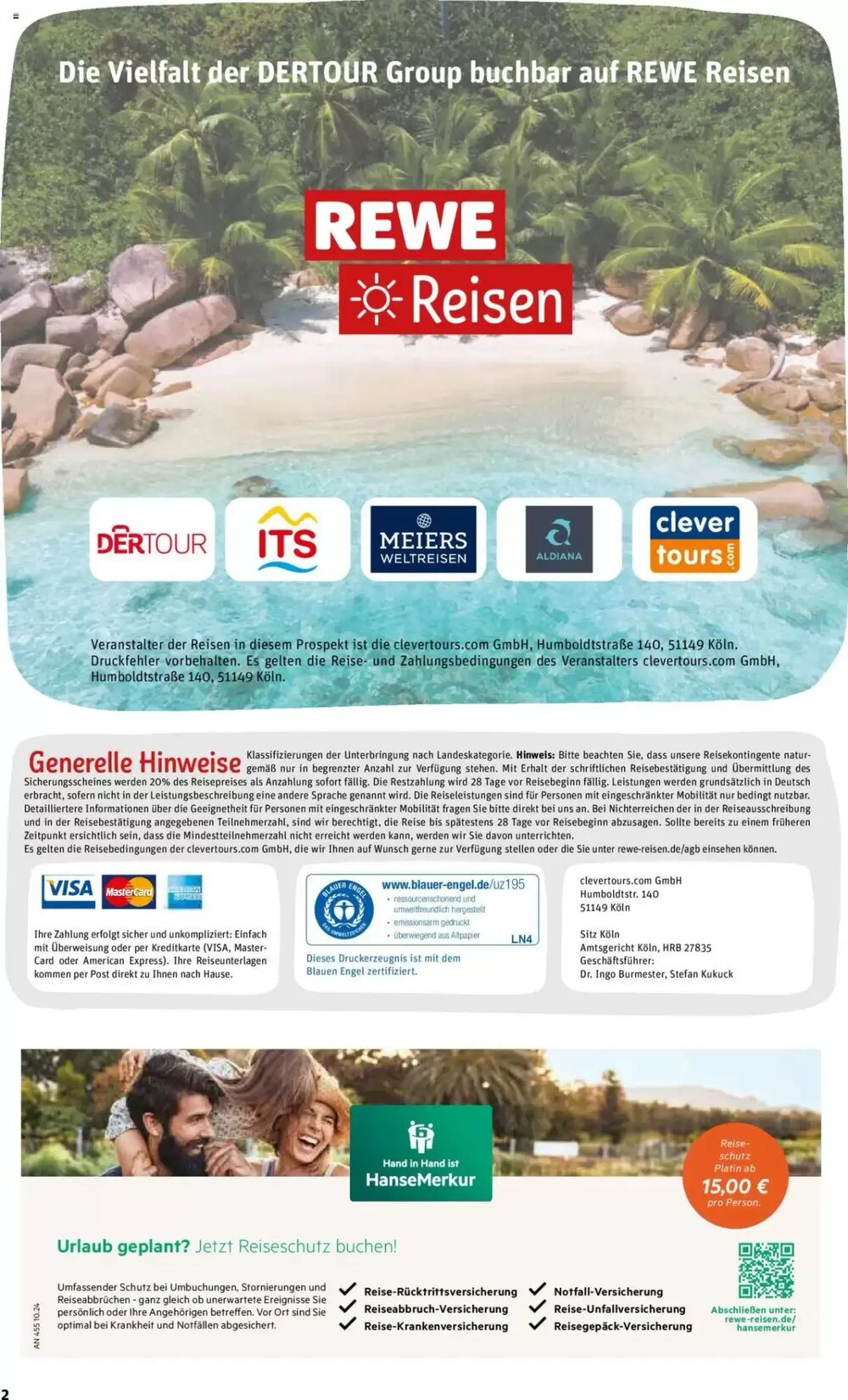 REWE Reisen Prospekt (ab 01.06.2025) zum Blättern - Seite 2
