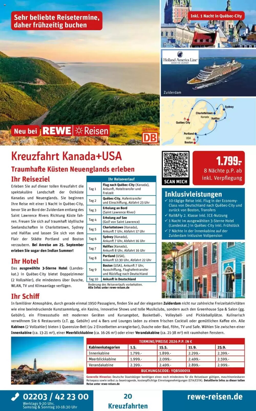 REWE Reisen Prospekt (ab 01.06.2025) zum Blättern - Seite 20