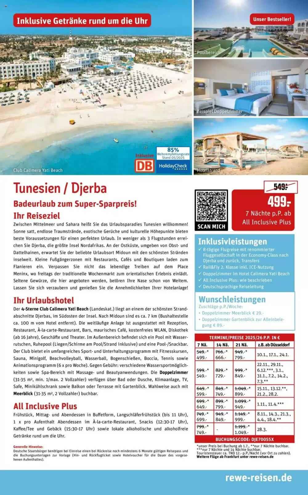 REWE Reisen Prospekt (ab 01.06.2025) zum Blättern - Seite 3