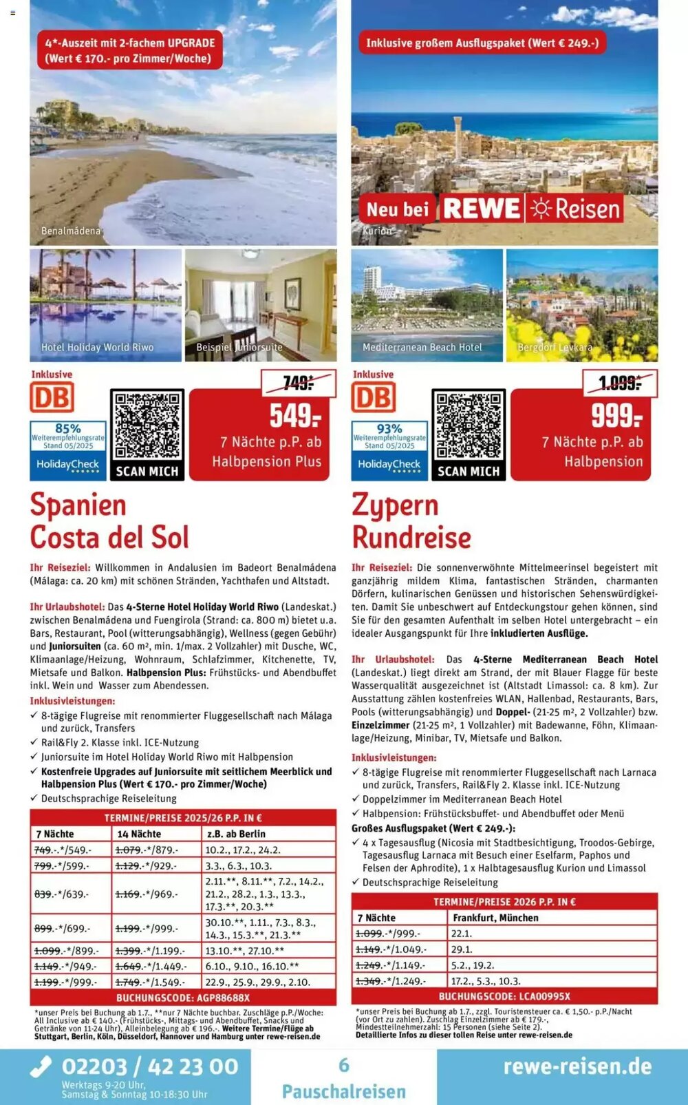 REWE Reisen Prospekt (ab 01.06.2025) zum Blättern - Seite 6