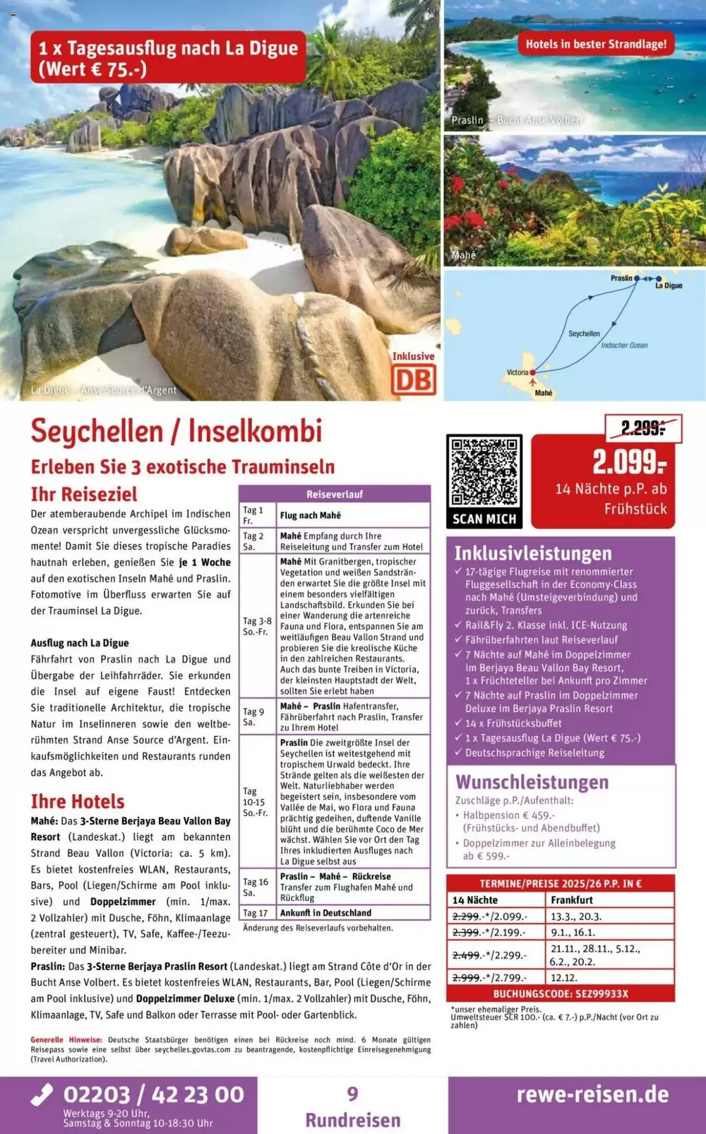 REWE Reisen Prospekt (ab 01.06.2025) zum Blättern - Seite 9