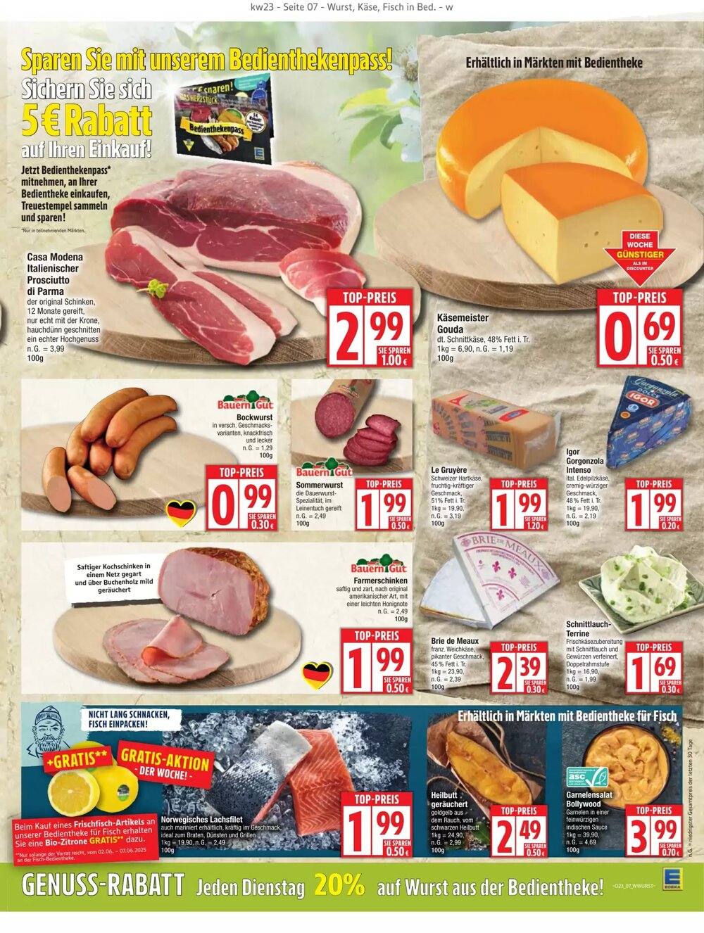 Edeka Prospekt (ab 01.06.2025) zum Blättern - Seite 7