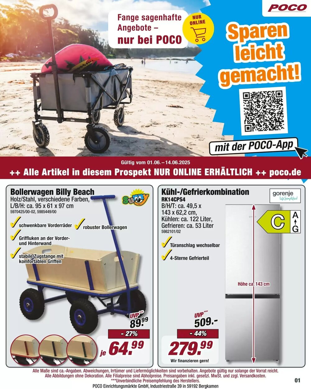 Poco Prospekt (ab 01.06.2025) zum Blättern - Seite 1