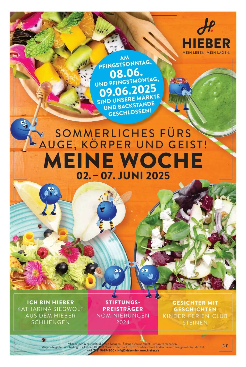 Hieber's Frische Center Prospekt (ab 01.06.2025) zum Blättern - Seite 1