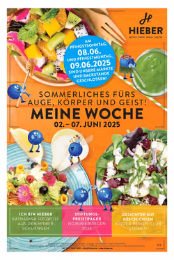 Hieber's Frische Center Prospekt (ab 01.06.2025) zum Blättern