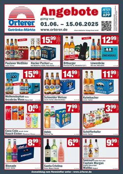 Orterer Getränkemarkt Prospekt (ab 01.06.2025) zum Blättern