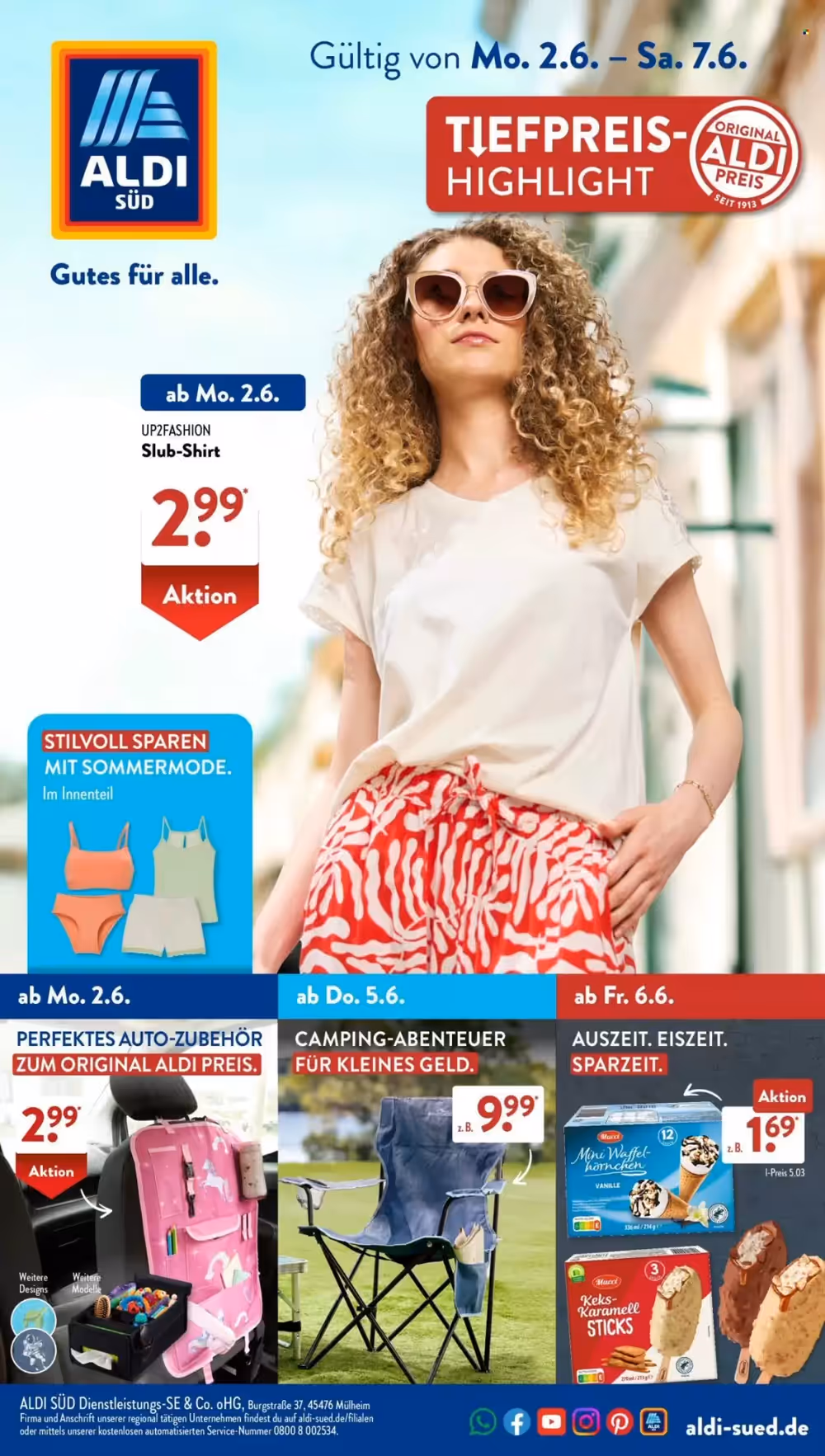 Aldi Süd Prospekt (ab 02.06.2025) zum Blättern - Seite 1